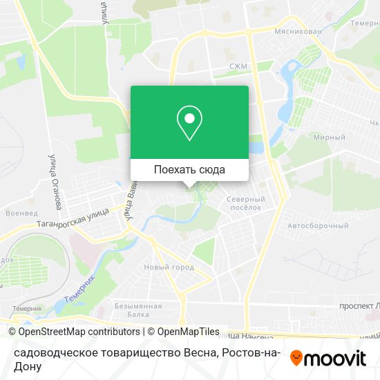Карта садоводческое товарищество Весна