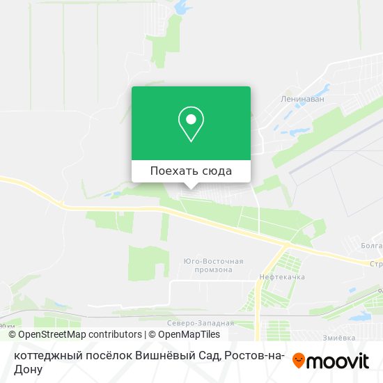 Карта коттеджный посёлок Вишнёвый Сад