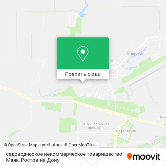 Карта садоводческое некоммерческое товарищество Маяк