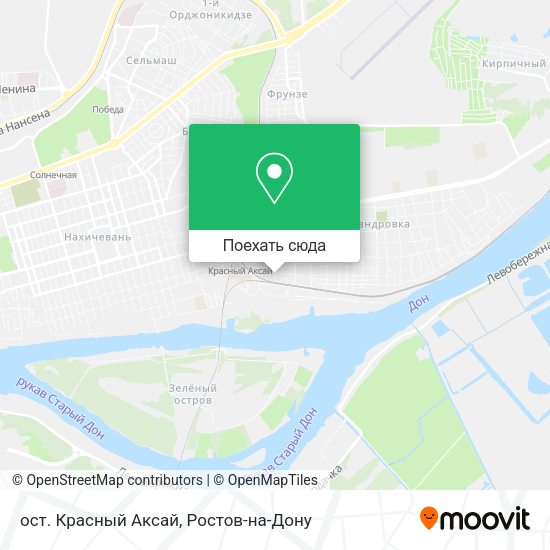 Карта ост. Красный Аксай
