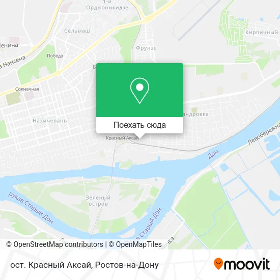 Карта ост. Красный Аксай