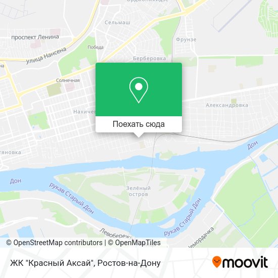 Карта ЖК "Красный Аксай"