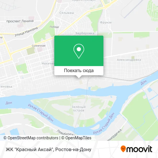 Карта ЖК "Красный Аксай"
