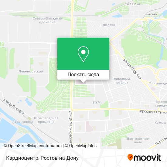 Карта Кардиоцентр