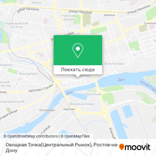 Карта Овощная Точка(Центральный Рынок)