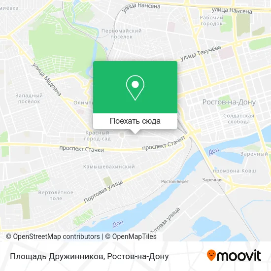 Карта Площадь Дружинников