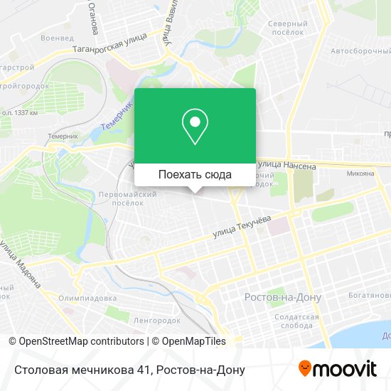 Карта Столовая мечникова 41