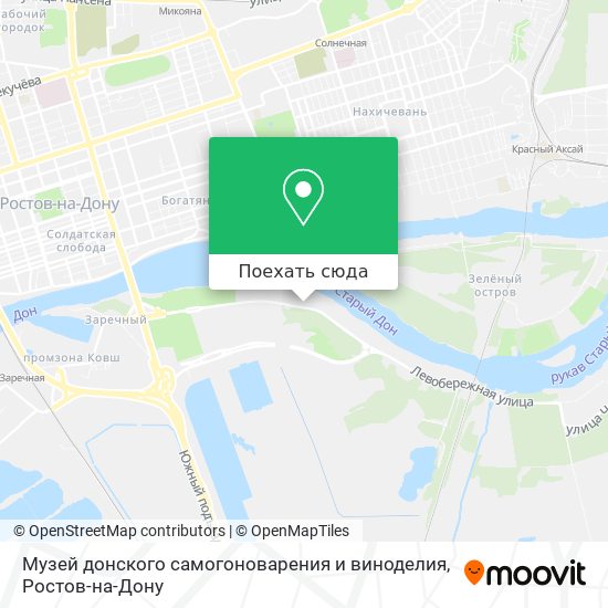 Карта Музей донского самогоноварения и виноделия