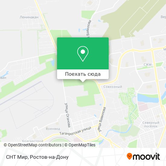 Карта СНТ Мир