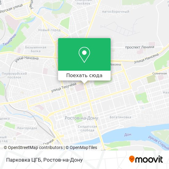 Карта Парковка ЦГБ