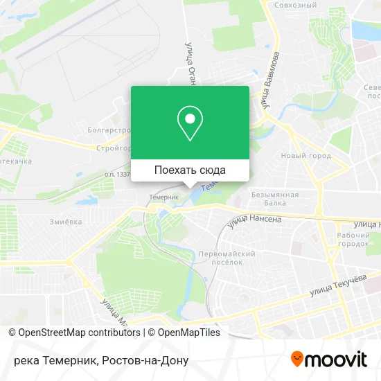 Карта река Темерник