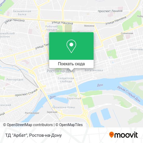 Карта ТД "Арбат"