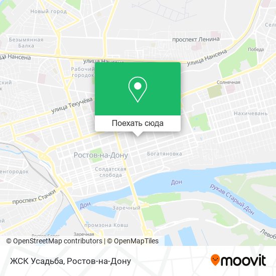 Карта ЖСК Усадьба