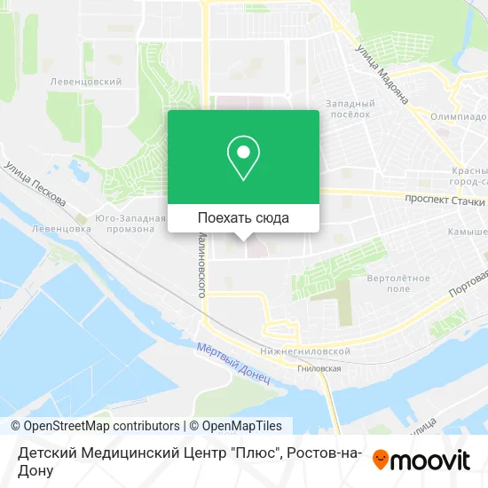 Карта Детский Медицинский Центр "Плюс"