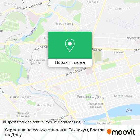 Карта Строительно-художественный Техникум