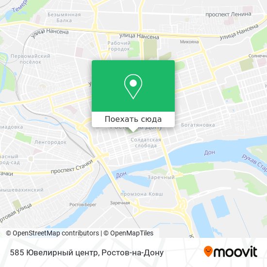 Карта 585 Ювелирный центр