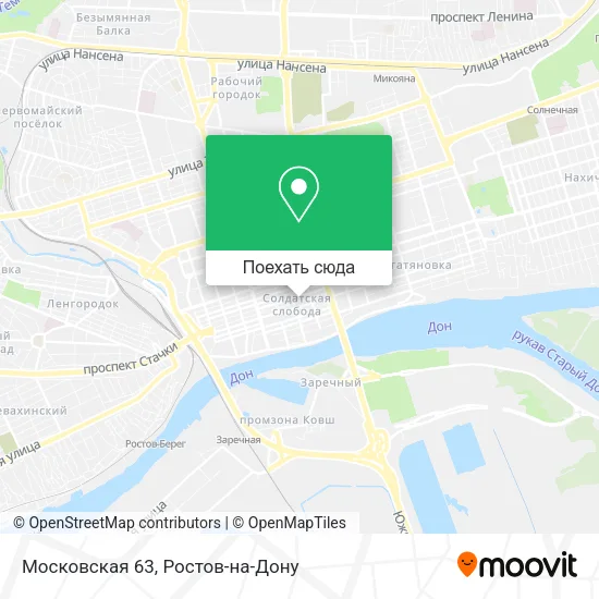 Карта Московская 63