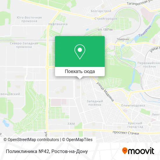 Карта Поликлиника №42
