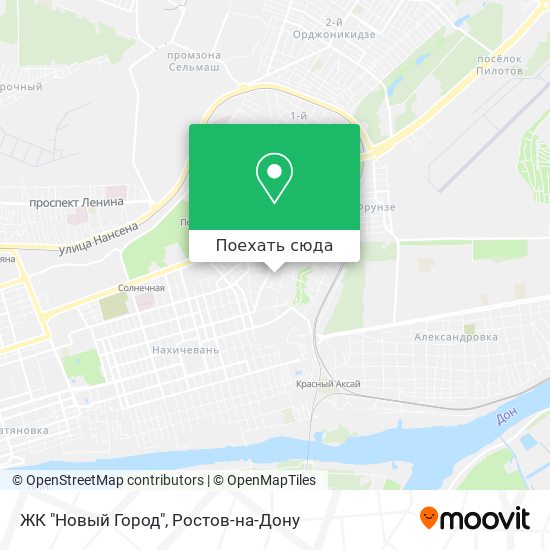 Карта ЖК "Новый Город"