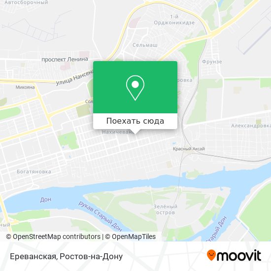 Карта Ереванская