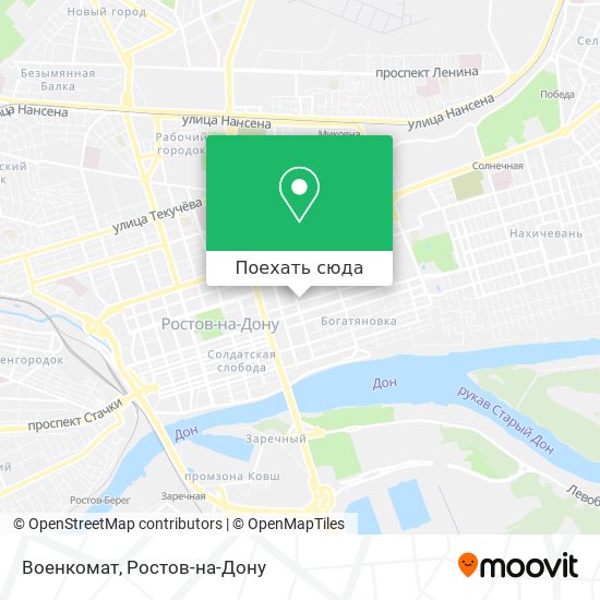 Карта Военкомат