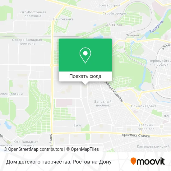 Карта Дом детского творчества