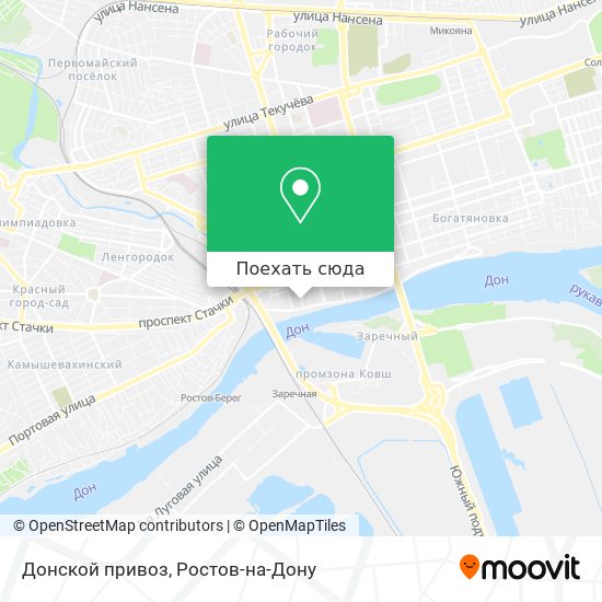 Карта Донской привоз