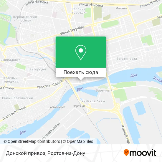 Карта Донской привоз