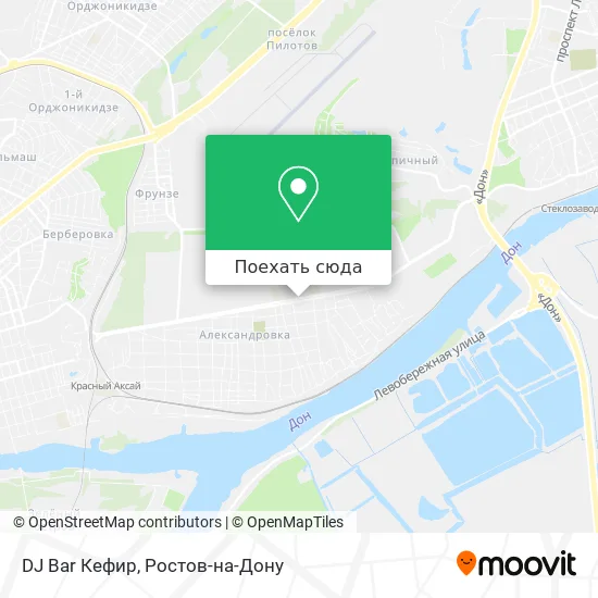 Карта DJ Bar Кефир