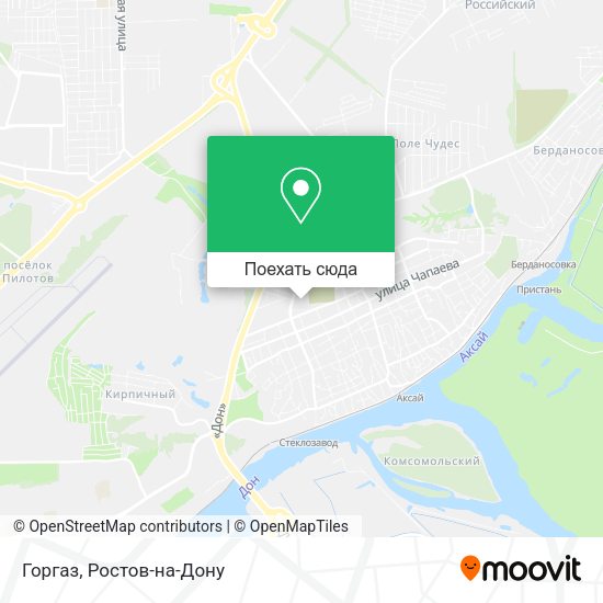 Карта Горгаз