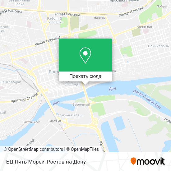 Карта БЦ Пять Морей