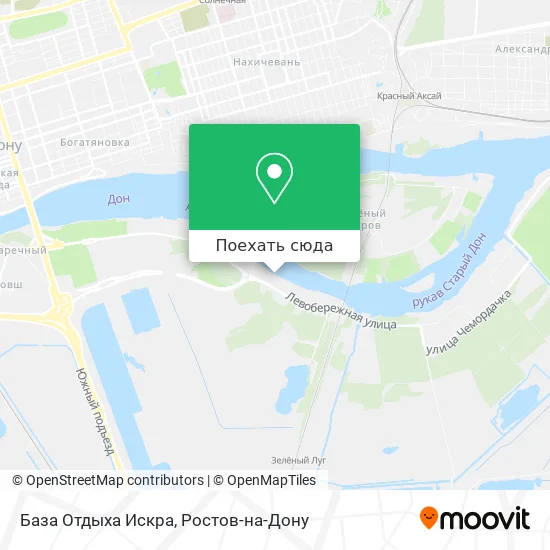 Карта База Отдыха Искра