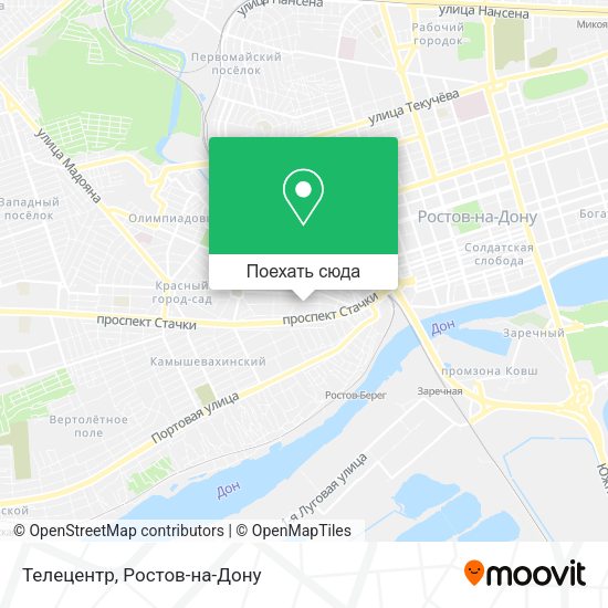 Карта Телецентр