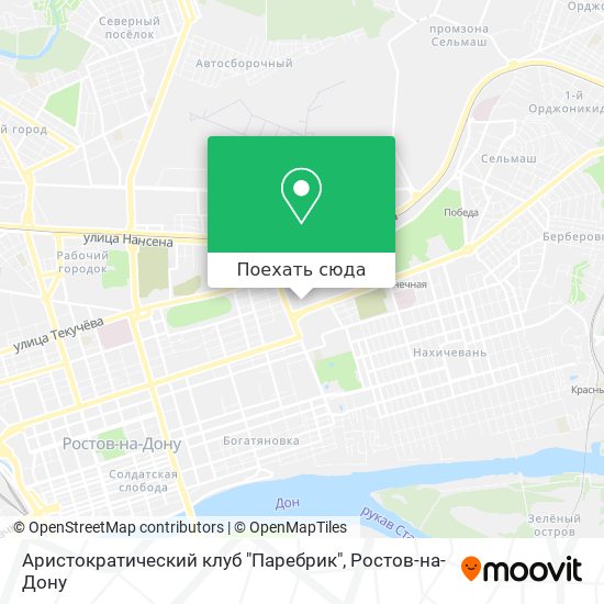 Карта Аристократический клуб "Паребрик"