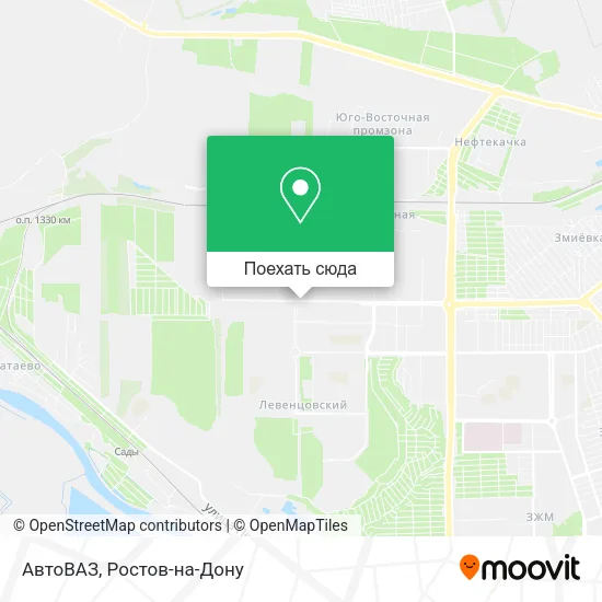 Карта АвтоВАЗ