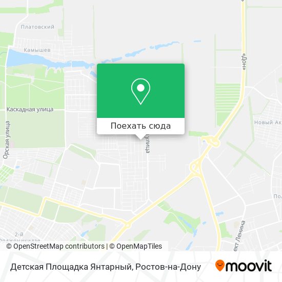 Карта Детская Площадка Янтарный