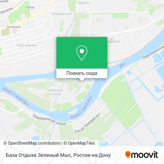 Карта База Отдыха Зеленый Мыс