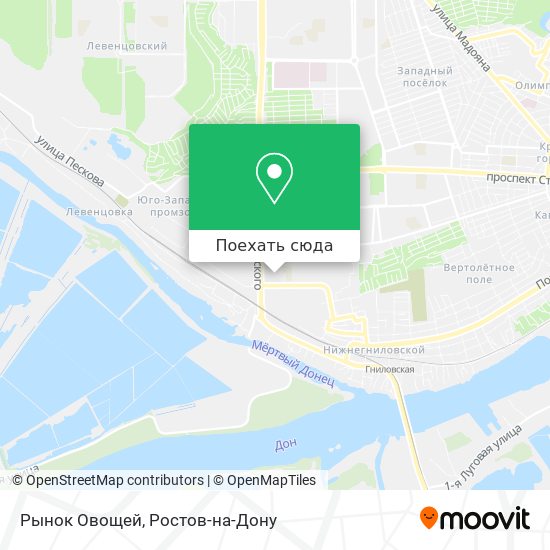 Карта Рынок Овощей