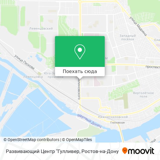 Карта Развивающий Центр "Гулливер