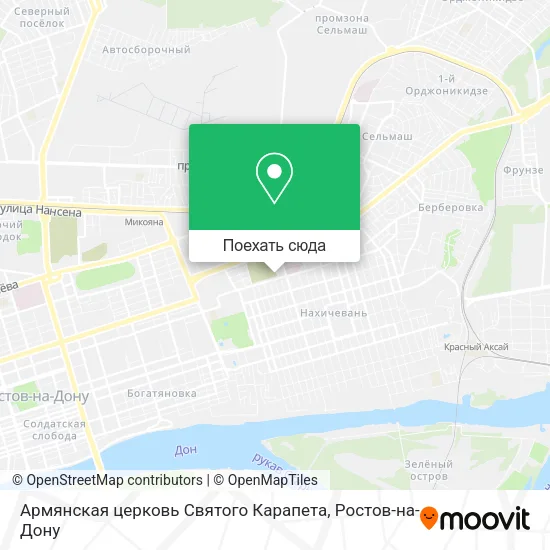 Карта Армянская церковь Святого Карапета