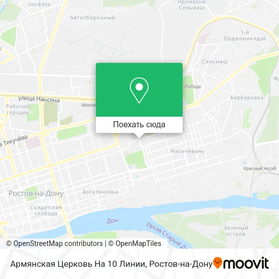 Карта Армянская Церковь На 10  Линии