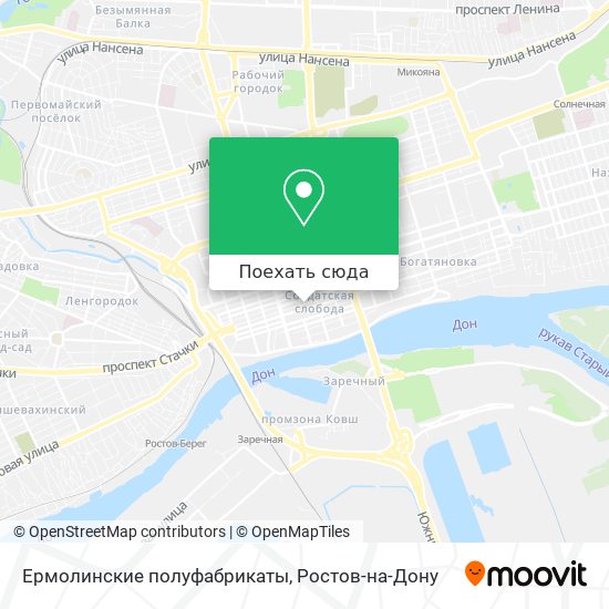 Карта Ермолинские полуфабрикаты