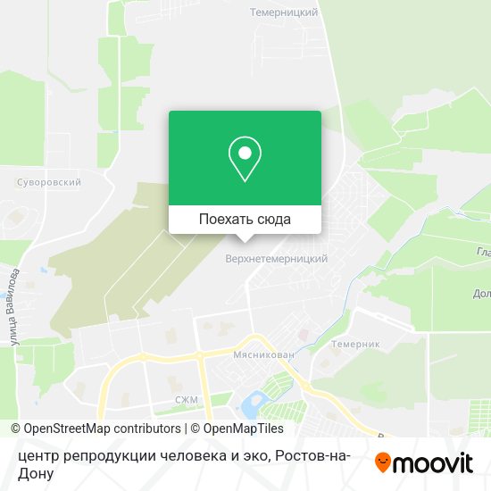 Карта центр репродукции человека и эко