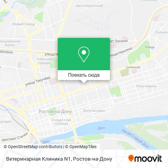 Карта Ветеринарная Клиника N1