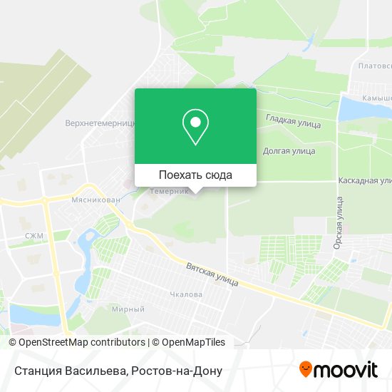 Карта Станция Васильева