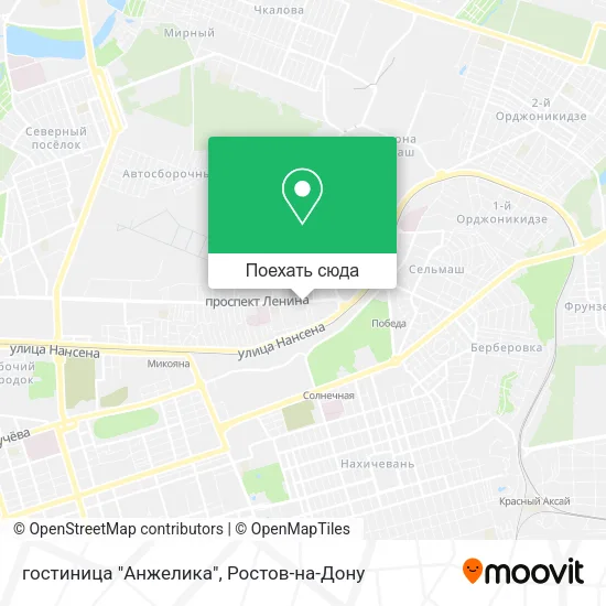 Карта гостиница "Анжелика"