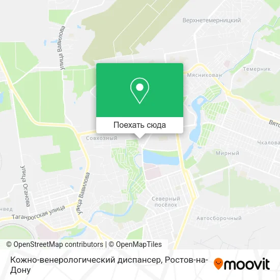 Карта Кожно-венерологический диспансер