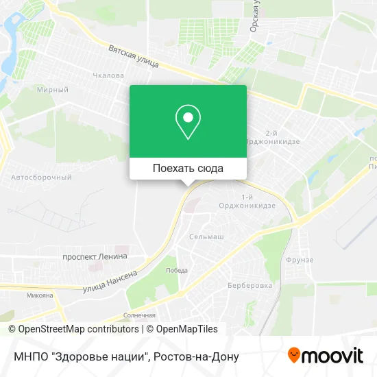 Карта МНПО "Здоровье нации"