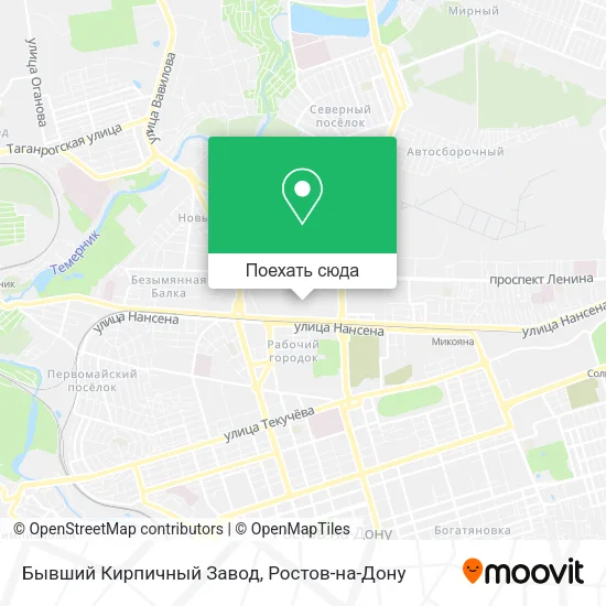 Карта Бывший Кирпичный Завод