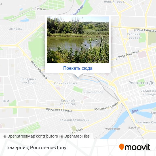 Карта темерника в ростове на дону